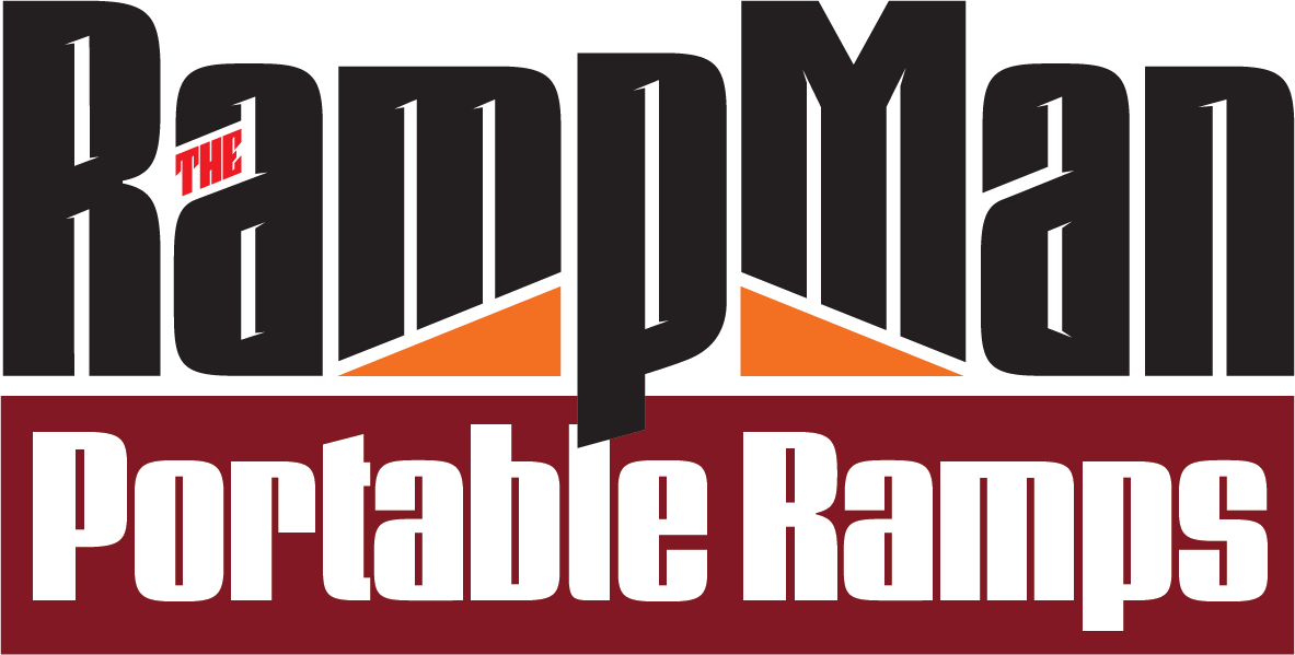 TheRampMan Logo STACKED Portable Ramps